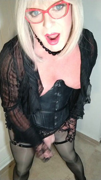Lady in Black at Play