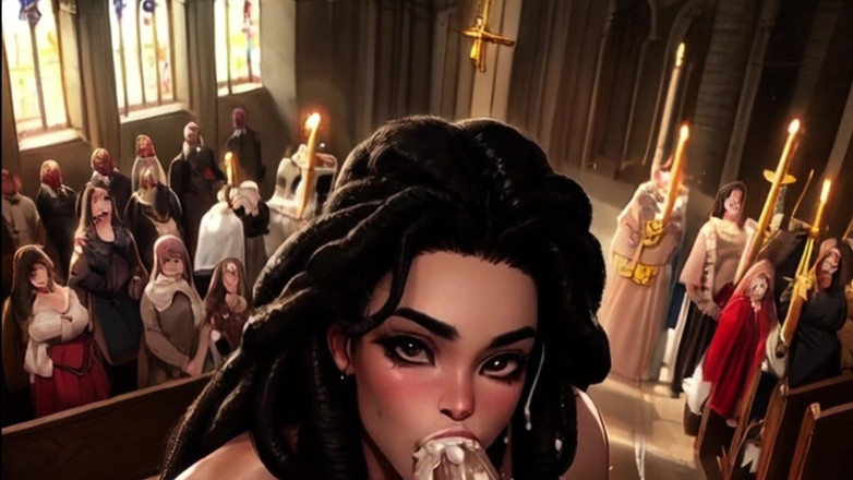 Spicy Toons: Buceta da igreja é a melhor buceta