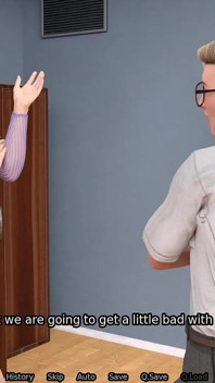 Stepsis är en gloryhole slampa- sexbot animerad porrspel