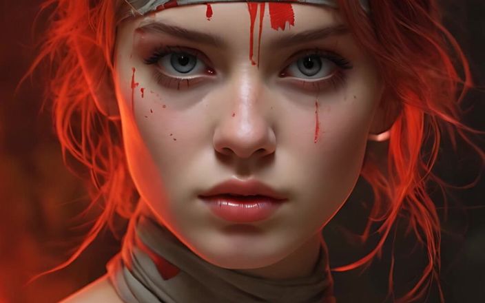 AI Girls: Wanita cantik dengan tubuh aduhai lagi pakai balutan cat dengan...