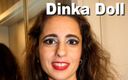 Picticon bondage and fetish: Dinka Doll nahá obléká červené spodní prádlo