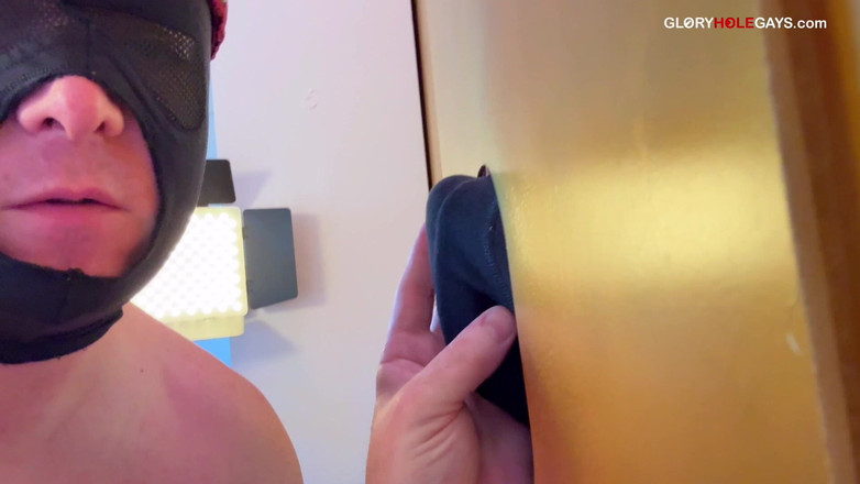 GLORYHOLEGAYS: Cum Challenge - Straight Guy with a Big Cock