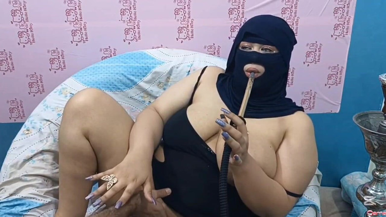 moonx: Egipski seks arabski z czystym głosem prostytutki uprawiając seks w...