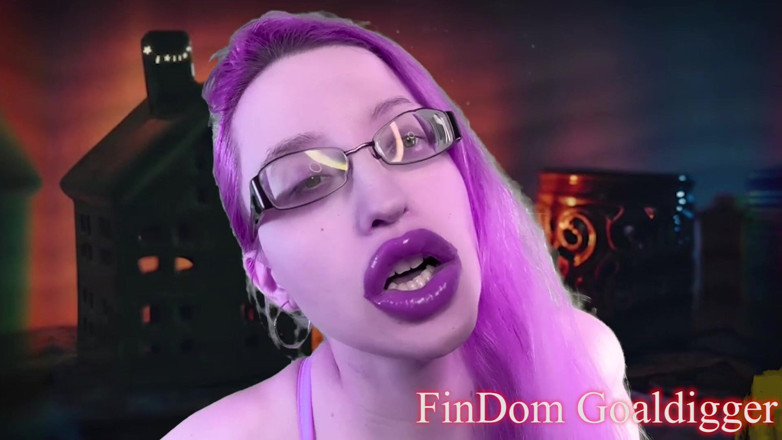 FinDom Goaldigger: Whore huge lips girl transformation