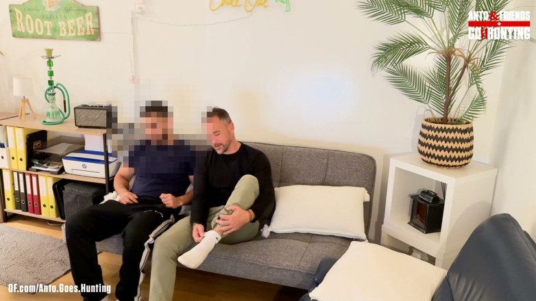 AntoGoesHunting: Straight Turkish Friend Cums in Married German Guys Mouth After...