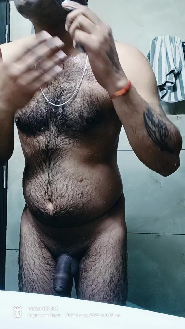 Shaving in the Bathroom (Indian Desi Man) Shaving in the Bathroom (Indian Desi Man)