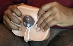 Sexy hengst, hintern ficken, spielzeug ficken, bis bbc riesige ladung bläst