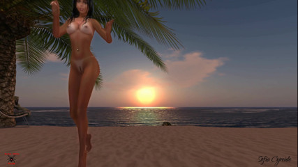 Black Widow Films: Plaj striptizi tam
