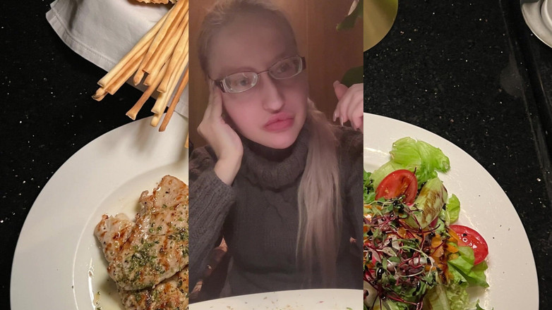 FinDom Goaldigger: 在餐厅的Asmr晚餐