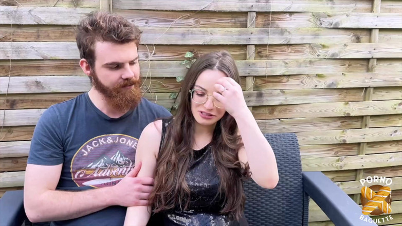 Porno Baguette: Katerina, heiße brünette, liebt vierer