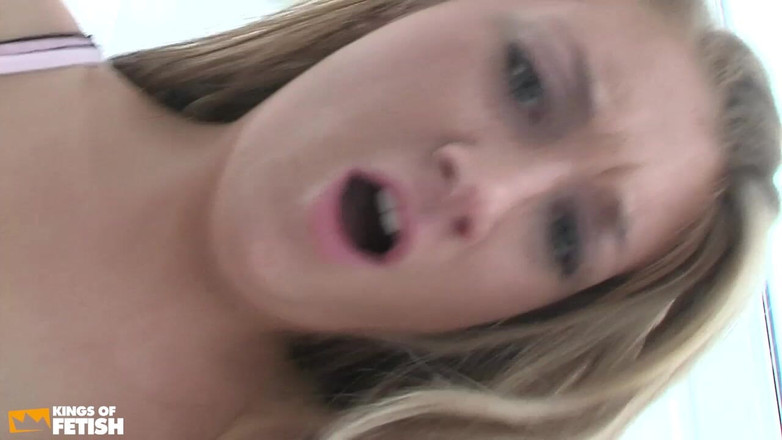 Kings Of Fetish: Busty Chick Plays with Her Shaved Cunt and Sucks a...