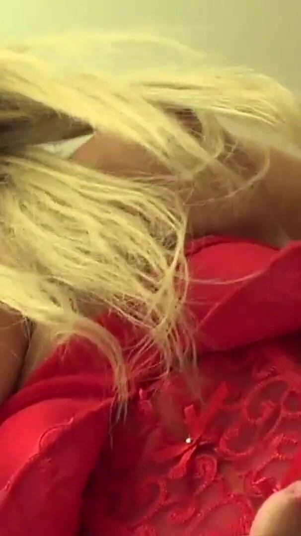 Busty blonde Carol Penelope has a big cock (Trans Addiction)