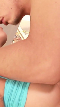 Very skinny teen gets involved in a sex casting