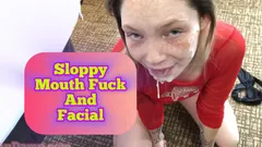 Hard Mouth Fucking Pussy Pounding and Facial