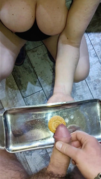 Got Milk? Cookie and Cum - Cum on Food
