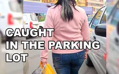 Peguei uma mulher com tesão no estacionamento de um supermercado e fodi muito antes do marido chegar em casa.