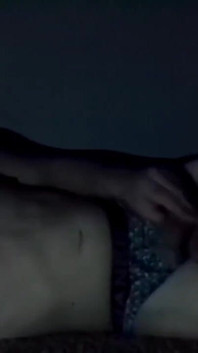 Leaning Back on My Arm and Stroking Lazily