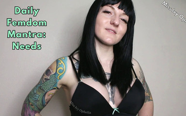 Miss Ivy Ophelia: Denní femdom mantra - potřeby