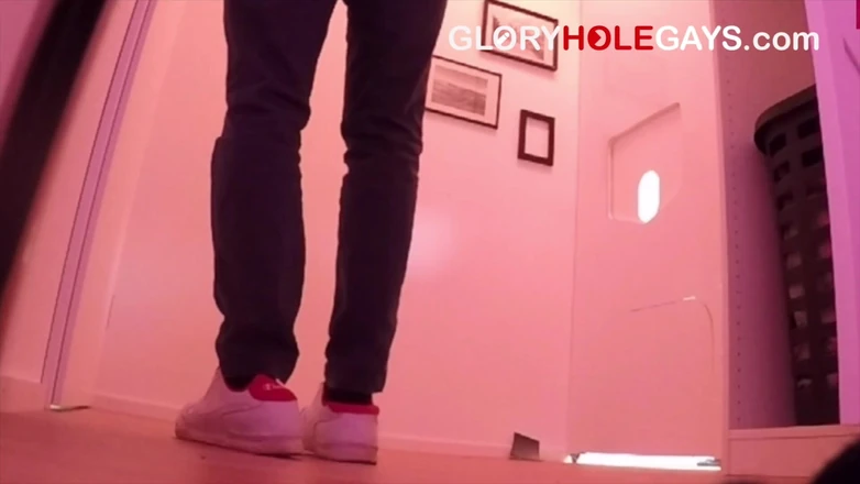 GLORYHOLEGAYS: Horny Tourist Stops at the Gloryhole - Ends in a Massive...