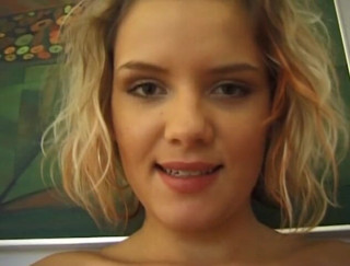 Flash Model Amateurs: BTS solo action from hot blonde girl