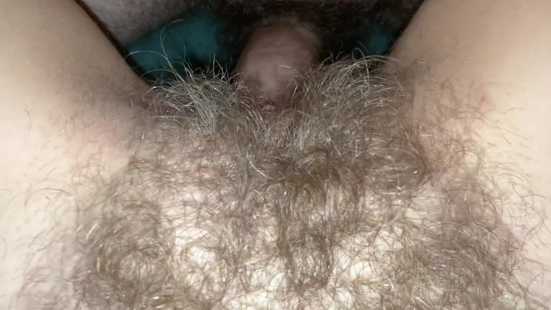 Hairy couple: Hairy couple very close up fucking