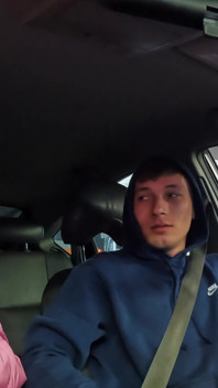 Girl Sucking Dick Stranger in Car Sucked All the Cum
