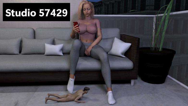 Studio 57429: Giantess Ankle Socks Worship
