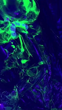 Rubber Double Fisting with Uv Slime