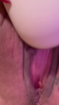 Whore’s Loose Blown Out Cunt with Huge Plug in Her Used Asshole