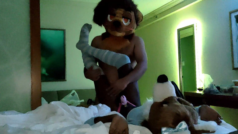 PawgrammerSocks: Furry Femboy Fucked Bareback by Stepdaddy Murrsuiter, Then Sucks Him...