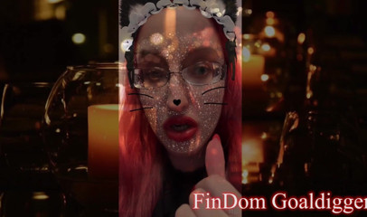 FinDom Goaldigger: Cat shemale princess transformation