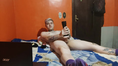 Daniel Tatuado E Safado: Masturbation avec la caméra horizontale