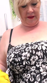 Auntjudys - Fucking Your Busty Mature Wife Chantelle Blue in the Kitchen (pov)