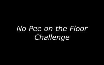 No pee on the floor