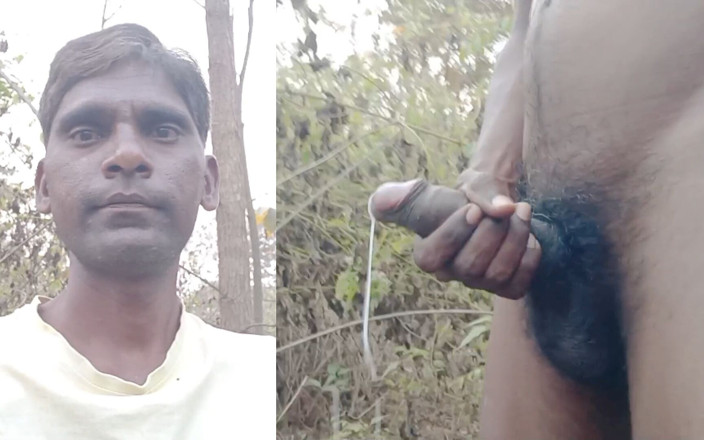 Rajesh Playboy 993: Rajesh Playboy 993 Outdoor Masturbating Big Cock and Cumming