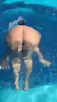 I Made My Dream Come True I Swam Naked in My Neighbor's Pool Then I Gave Him My Tasty Pussy