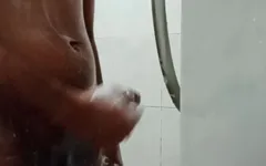 Horny Top Taking Shower