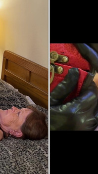 Granny’s Special Vibrator Play & Orgasm