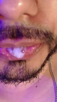 Hot Hairy Man Masturbating and Moaning