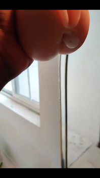 Squeezing My Cum Out of an Onahole After Using It