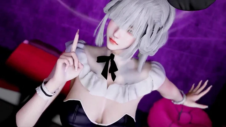 3D Cute Cosplay Asian Slut Naked Her Perfect Boobs Got Fucked so Hard