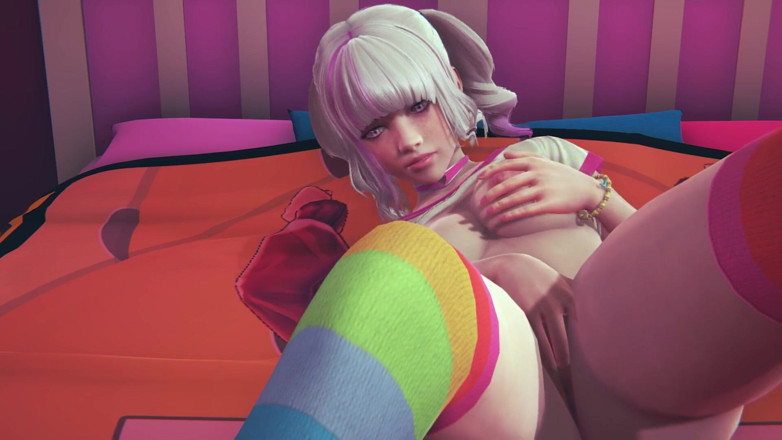 Waifu club 3D: Gamer-mädchen masturbiert früh am morgen
