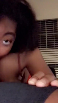 Sneaky Blowjob His Big Black Cock Down My Wet Throat Pornbox Say Im the Goat