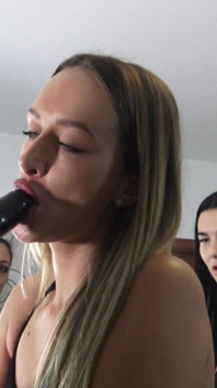 Giant Girls Humiliate Mr. Tiny