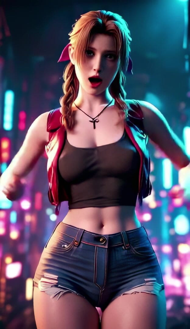 3D-Hentai Games: El baile alegre de Aerith