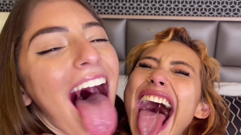 Johnny Grey: Real Backstage Fuck with Hot Lesbian Amateur Couple - Wild POV...