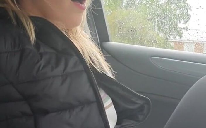 Serenexx: In My Car, Trying Out My Remote Vibrator, Its Soooooo...