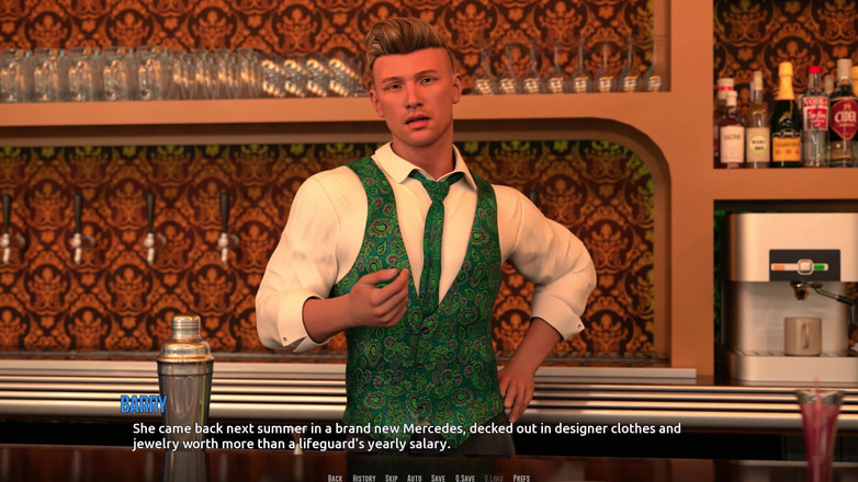 3D Cartoon Porn: Dominos Beach 10 - la feliz cita de Fiona - sí a John