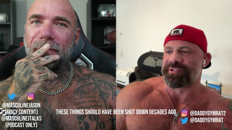 Raw and Uncensored with Masculine Jason: Pornohvězda zpověď - Nevlastní otec v tělocvičně Rat epizoda 167
