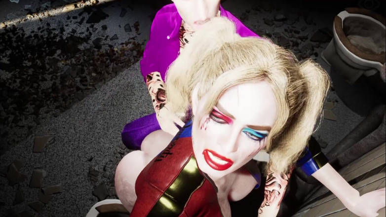 denisporco animation: Harley Quinn a Joker Mad Sex